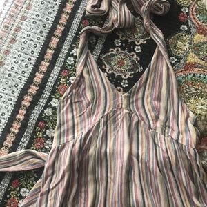 Mini halter dress // American eagle